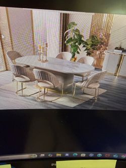 Turkish Dining Table + 6 Chairs On Sale