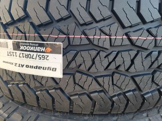 4 new HANKOOK DYNA PR0 tires 265.70.17