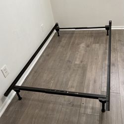 Metal Bed Frame Adjustable to Twin/Full Bed Size Base For Box Springs And Mattress. New From Factory Available For Delivery