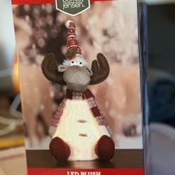 Berkeley Jensen LED Plush Reindeer - New In Box