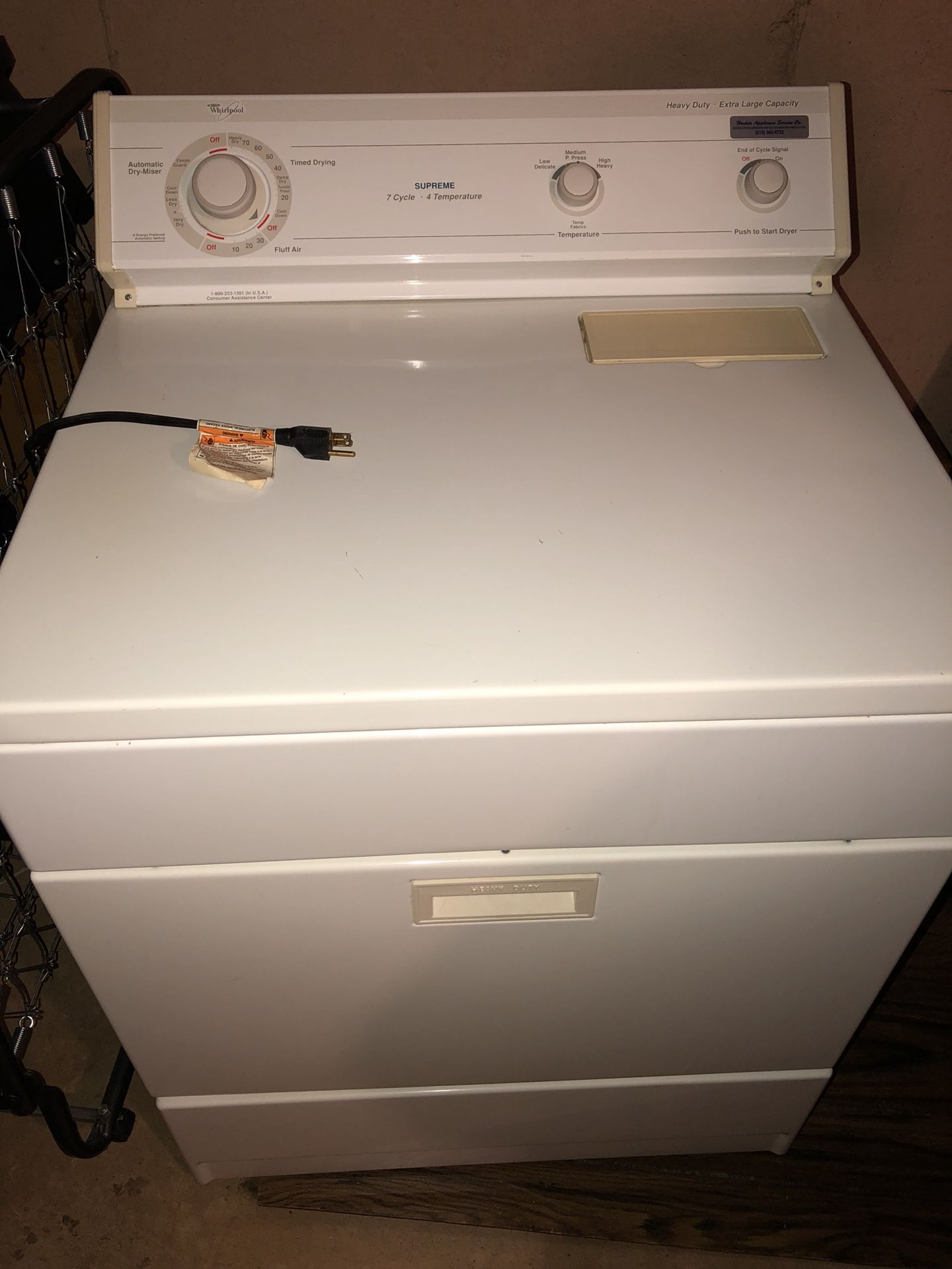 Gas Dryer