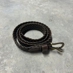 Polo Leather Braided Belt
