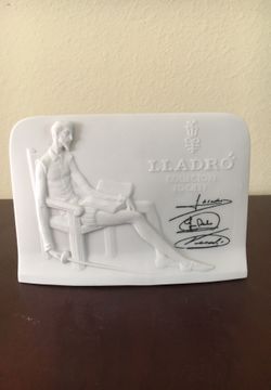 Lladro: signed collectors edition plaque 1985