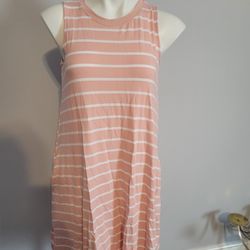 Women's Tank Tshirt Style Dress...size Medium 