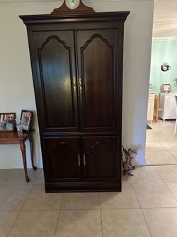 Tv wall unit.  Solid wood