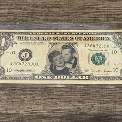 Very Rare Lucy & Desi Collector $1 Bill