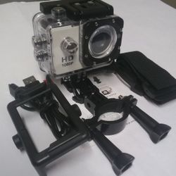 1080 H.D White Sports Action Camera