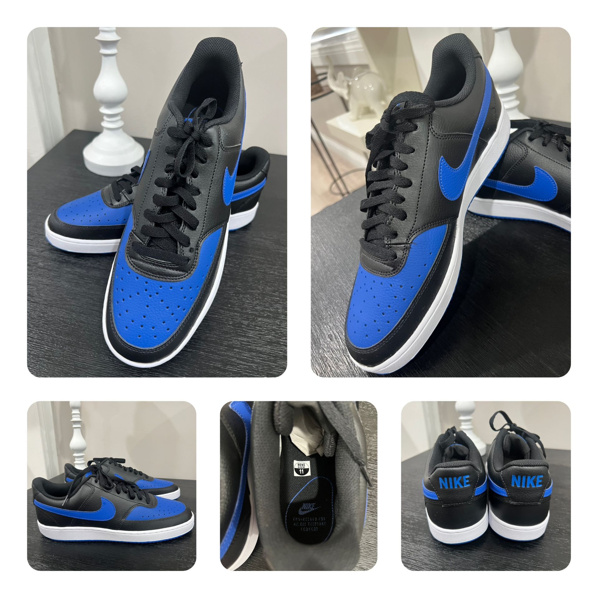 Nike Men's Court Vision Low Top Sneakers size 11