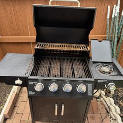 5 Burner Gas Grill BBQ – Side Burner – Good Condition