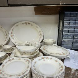 Antique China Set For 12