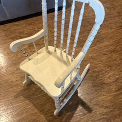 Kids Wooden Rocking Chair