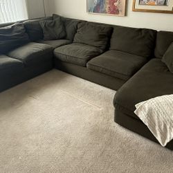 Crate & Barrel Sectional Sofa