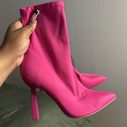Pink boots 