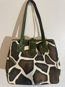 Dooney & Bourke Large Giraffe Print Bag New Never Used