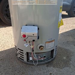 Gas hot water heater 50gal.