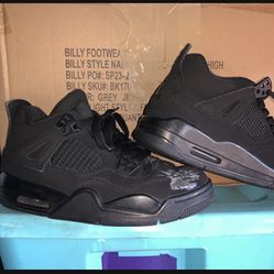 Jordan 4 Retro 'Black Cat' youth size 6Y