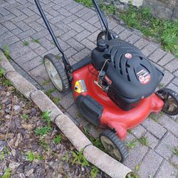 Gasoline powered lawn mower