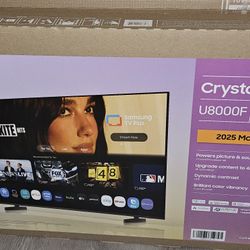 Samsung 43" TV 4K CRYSTAL UHD U8000F 2025