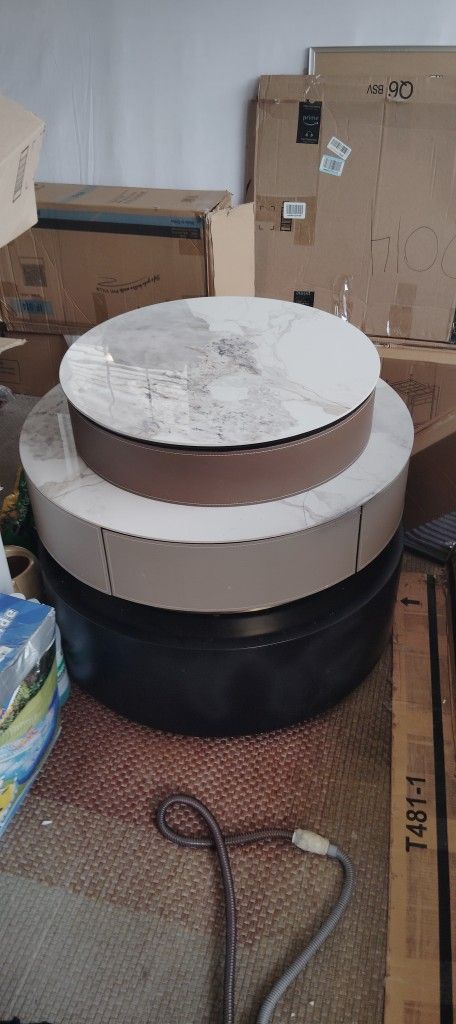 Exquisite Marble Turning Coffee Table