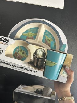 Mandalorian Kids Plate Set 