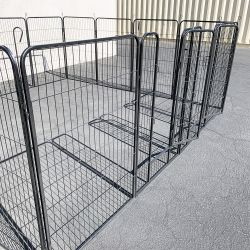 New $270 Large 10x10 FT Heavy Duty 48” Tall 16-Panel Pet Playpen Dog Crate Kennel Exercise Cage Fence