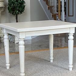 Beautiful Solid White Wood End table 