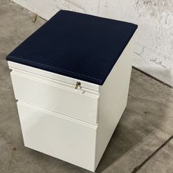 Rolling File Cabinet with Drawer Storage (Lockable)
