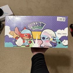 NEW Miniso Disney Stitch Pillow Fight Series Sealed Case – 8 Figures UNOPENED