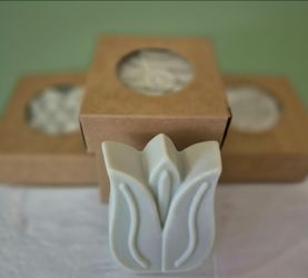 Assorted Flowers (Qty 6)- Cucumber Mint Homemade Soap