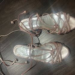 Christian Louboutin Size 39 Sandals/flats Lace Up