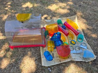 Hamster Cage with Tube Accessories Set
