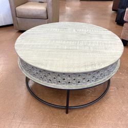 New 38” Round Coffee Table — CLEARANCE 
