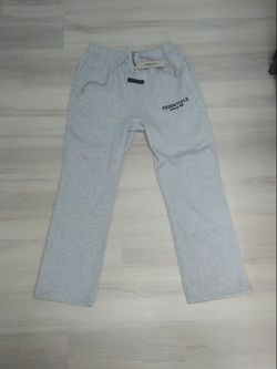 Grey essentials pants in size L