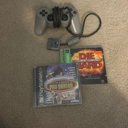 PS1 Game + Controller Bundle