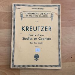 42-Studies or Caprices For Violin