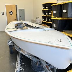 Snipe Sailboat and Trailer