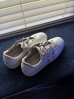 Valentino Rockstud White Leather Sneakers