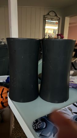 Black vase