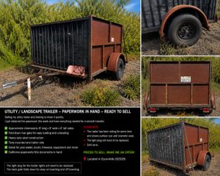 Utility / Landscape Trailer – Paperwork in Hand – Ready to Sell
