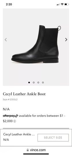 Cecyl Leather Ankle Boot