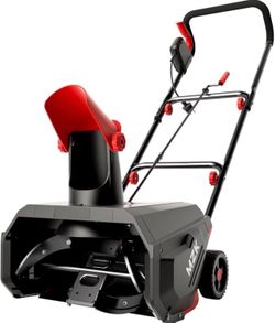 MK 16-Inch Electric Walk-Behind Snow Blower with LED Light, Electric Snow Blower with 13-Amp Motor, Directional Chute Control, Black Brand New still i