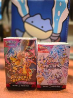 Ascended Heroes and Prismatic Evolutions Bundle Boxes