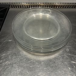  Lear Glass Dinner And Desert Plates