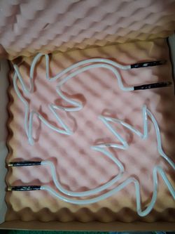Custom palm trees neon lighting