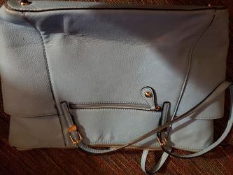 Light blue purse ( Large size) worn once