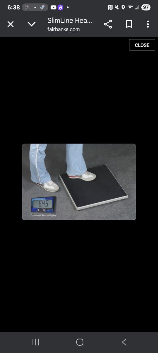 FAIRBANKS DIGITAL SCALE 600LBS