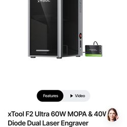 xTool F2 Ultra 60W MOPA Laser engraver New