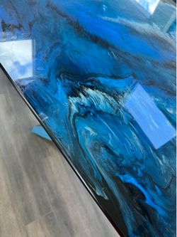 Custom Epoxy Bar height table