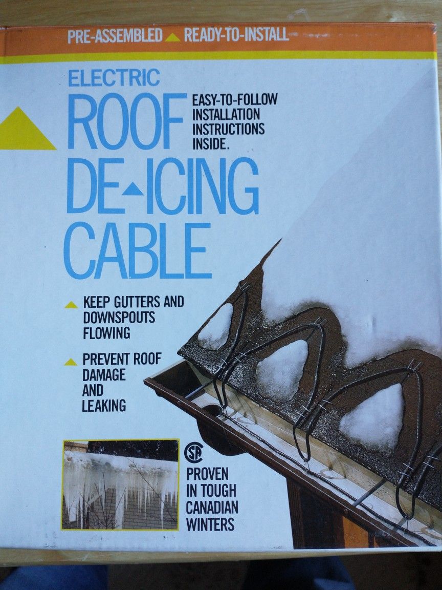 Roof De-Icing Cable