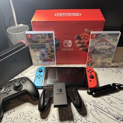 Nintendo switch (plus games)